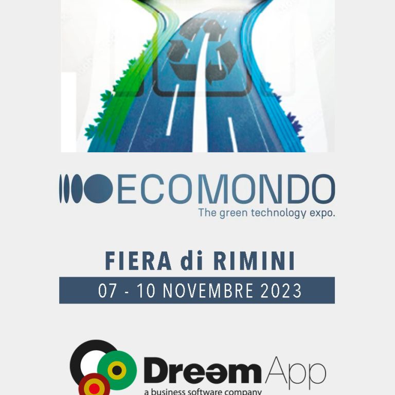 Dal 7 al 10 novembre 2023 siamo alla fiera Ecomondo assieme a Zucchetti Centro Sistemi