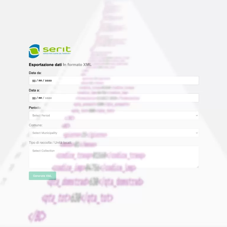 ORSo Comuni, modulo per l'esportazione dei dati in formato XML